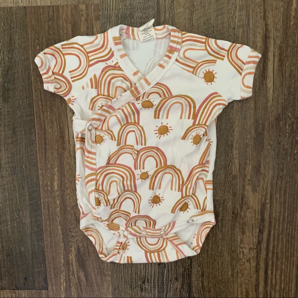 Kate Quinn Rainbow Kimono Onesie